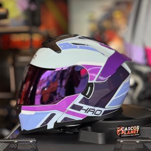 Casco Abatible HRO 3440 The Tide Morado Lila