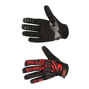 Guante X_ONE X-10 Fenyx Negro Rojo