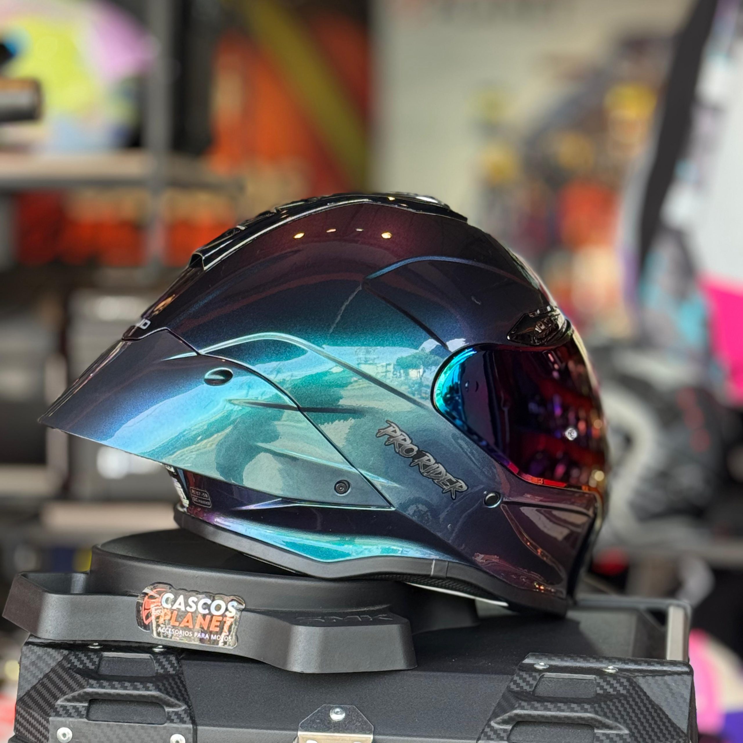 Casco Integral ProRider 711 Solid Camaleón - Imagen 2