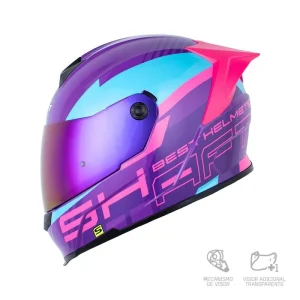 Casco Integral Shaft 502 sp Fied morado