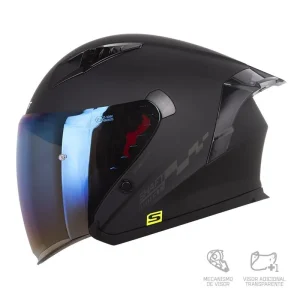 Casco Abierto Shaft 226 GT Solid Negro