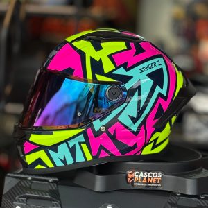 Casco Integral MT Stinger 2 Fucsia Meld