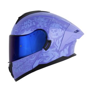 Casco Abatible HRO 3480DV_EVO Gp-t Gráficos Morados