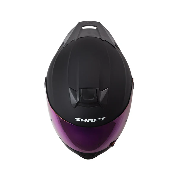 Casco Integral Shaft 502 sp Solid Negro Morado - Imagen 5