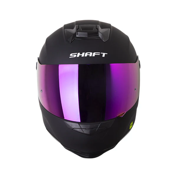 Casco Integral Shaft 502 sp Solid Negro Morado - Imagen 4