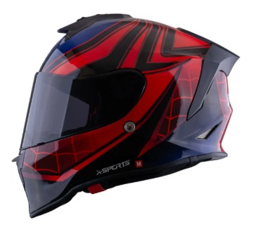 Casco Integral Xsports V151 Marvel Spiderman Rojo