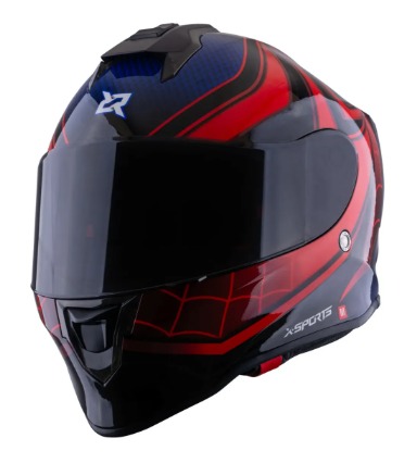 Casco Integral Xsports V151 Marvel Spiderman Rojo - Imagen 4