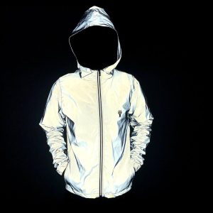 Chaqueta Cortavientos Reflectiva Hombre