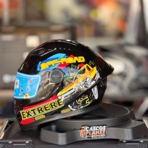 Casco Integral Infantil KRM H-308 Negro