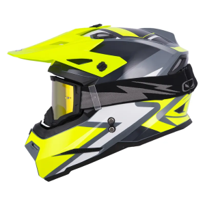 Casco HRO MX03 Shygro Amarillo Neon