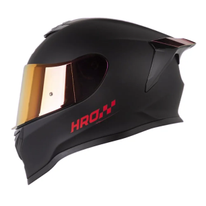 Casco Integral HRO 506 Solid Negro Rojo