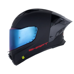 Casco Integral Shaft 596 Solid Negro Rojo