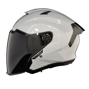 Casco Abierto Spartan Blazer Gris Brillo