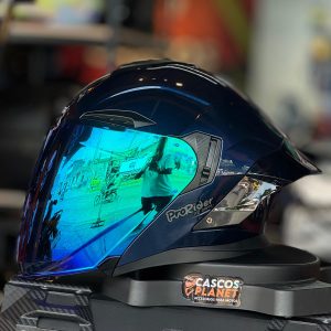Casco Abierto ProRider PR216 Camaleon Azul