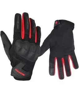 Guante Scoyco MC58-1 Negro-Rojo