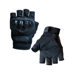 Guantes Bullet Medio Dedo BT-270 Lite Negro