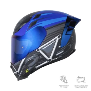 Casco Integral Shaft 562 R Grand Prix Azul