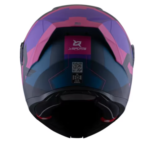 Casco Abatible Xports 166 Choixe Azul Rosa Mate - Imagen 4