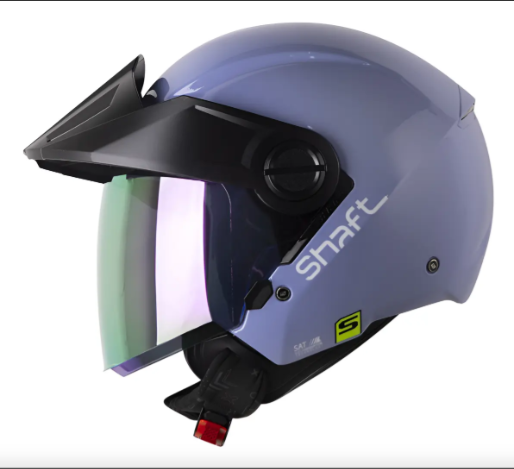 Casco Abierto Shaft 212 Morado Claro Brillo