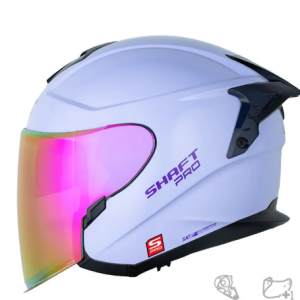 Casco Abierto Shaft Pro 240DV Solid Brillo Morado