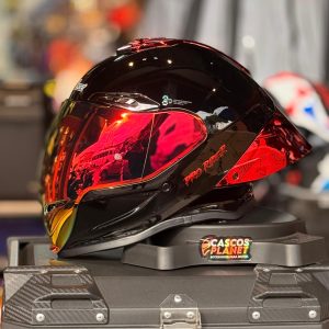 Casco Integral ProRider 711 Solid Brillo Negro Rojo