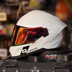 Casco Integral Xsports M73 Blanco Brillo