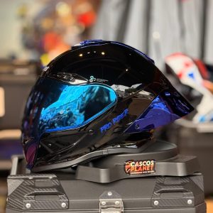 Casco Integral ProRider 711 Solid Brillo Negro Azul