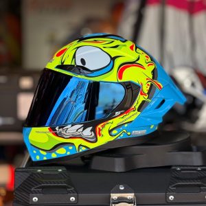 Casco Integral Prorider 716 Sp Gráficos Azul y Verde