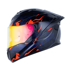 Casco Integral LS2 FF806 Fusion Mamba Negro Rojo Brillo