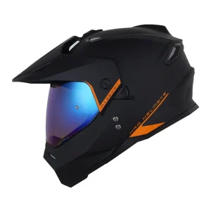 Casco Multipropósito HRO MX330 Solid Negro Naranja