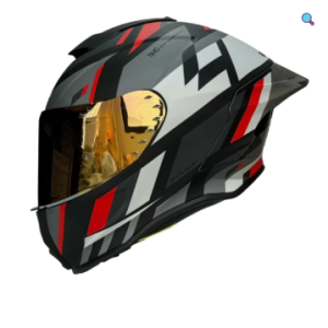 Casco Integral Xtrong XTR-820 Manja Negro Rojo Mate