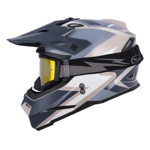 Casco HRO MX03 Shygro Gris Azul